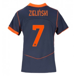 Fotbalové Dres Inter Milan Piotr Zielinski #7 Dámské Třetí Oblečení 2025-26 Krátký Rukáv
